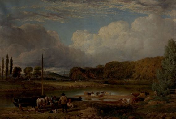 "View At Wilford, Nottingham" by Benjamin Shipman, c. 1830. Source: Nottingham City Museums and Galleries (via Culture Grid).