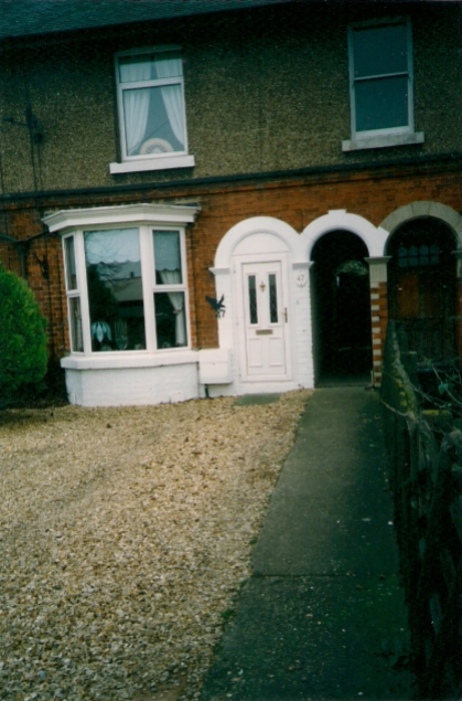 47 Ryhall Road, Stamford, the house where Ruth and Mary Mills stayed with Annie and George Johnson in the mid-1920s. Photographed c. 2000.